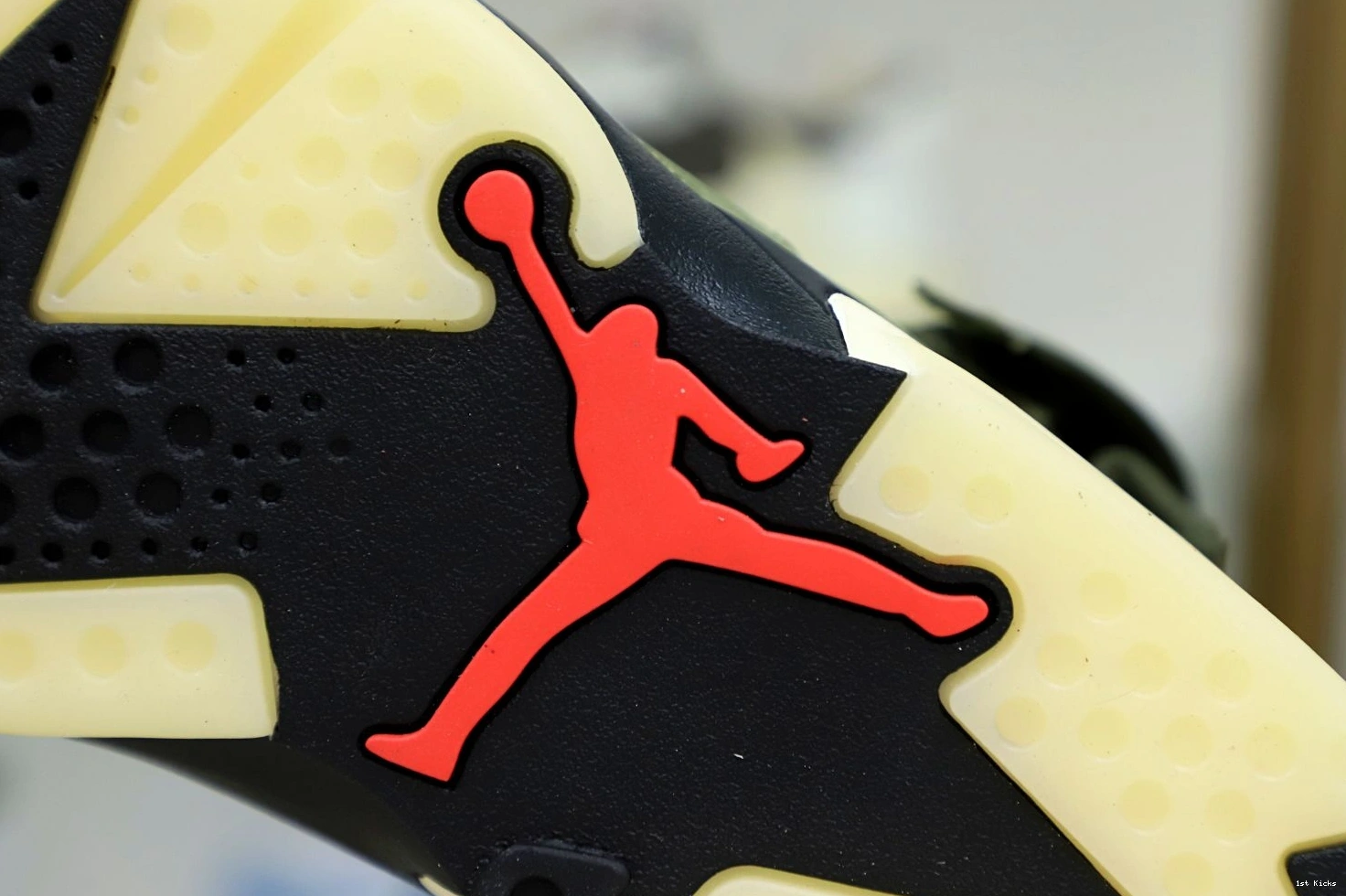 Affordable Kimikick SCOTT TRAVIS RETRO AIR X 6 'OLIVE' 1983 JORDAN 1225